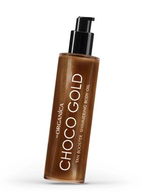 CHOCO GOLD - ČOKOLÁDOVÉ MLIEKO NA OPÁLENIE S BRONZUJÚCIM EFEKTOM